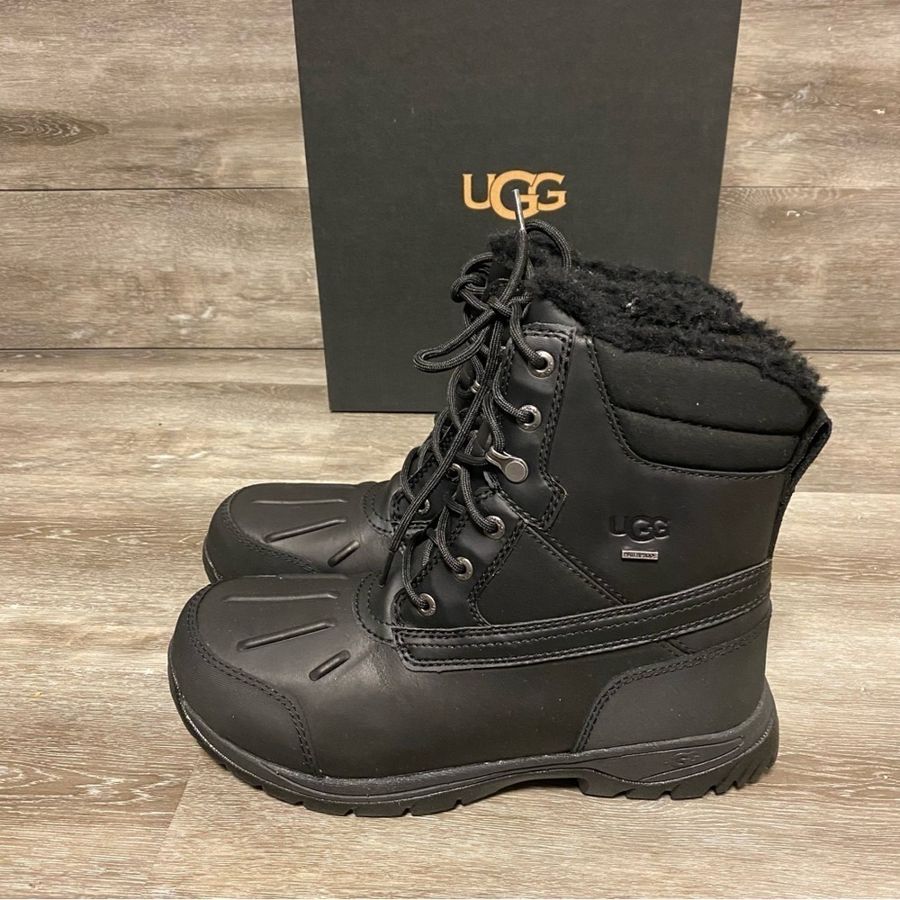 UGG | Men’s Felton Waterproof Snow Boots Black Size 9 NEW - Picture 4 of 10